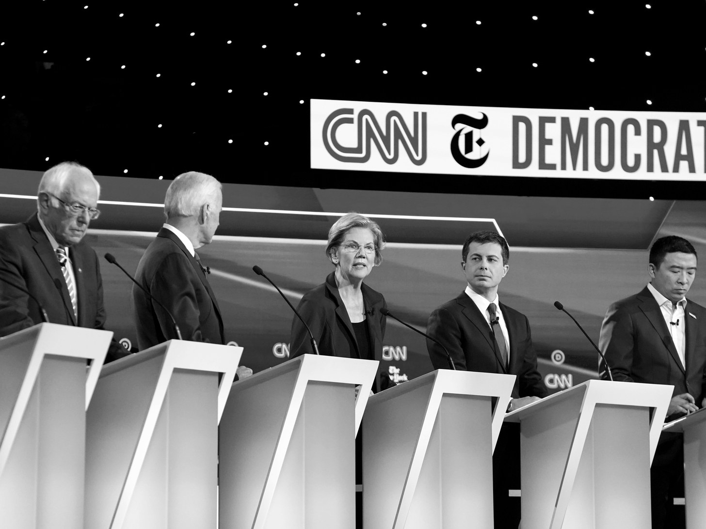 Elizabeth Warren on Democratic Debate Panel