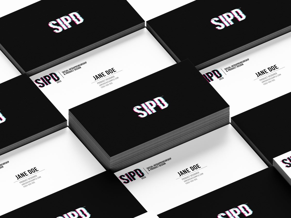 Mockup of SIPD Logo Card
