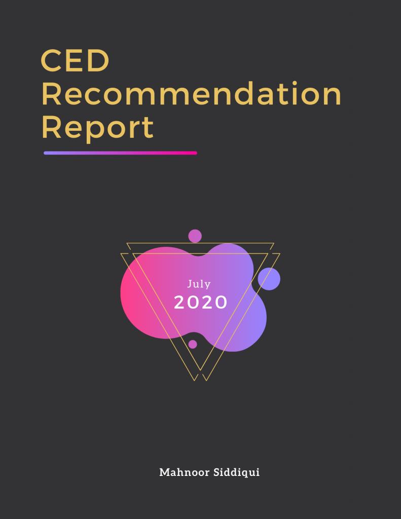 CED Report
